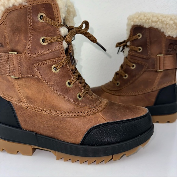 NWT SOREL Tivoli IV Parc Waterproof Lamb Shearling Lined Snow Boot - Size: 5.5 - Picture 9 of 17